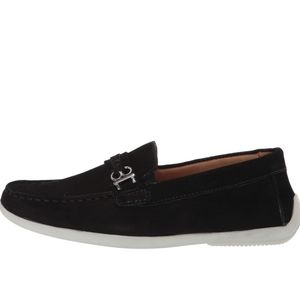 Driver Club  Boys Leather Fashion Luxury Driving Loafer with Rope Anchor Detail